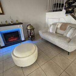 City Furniture - Zoey Light Beige Fabric Loveseat (value $480)