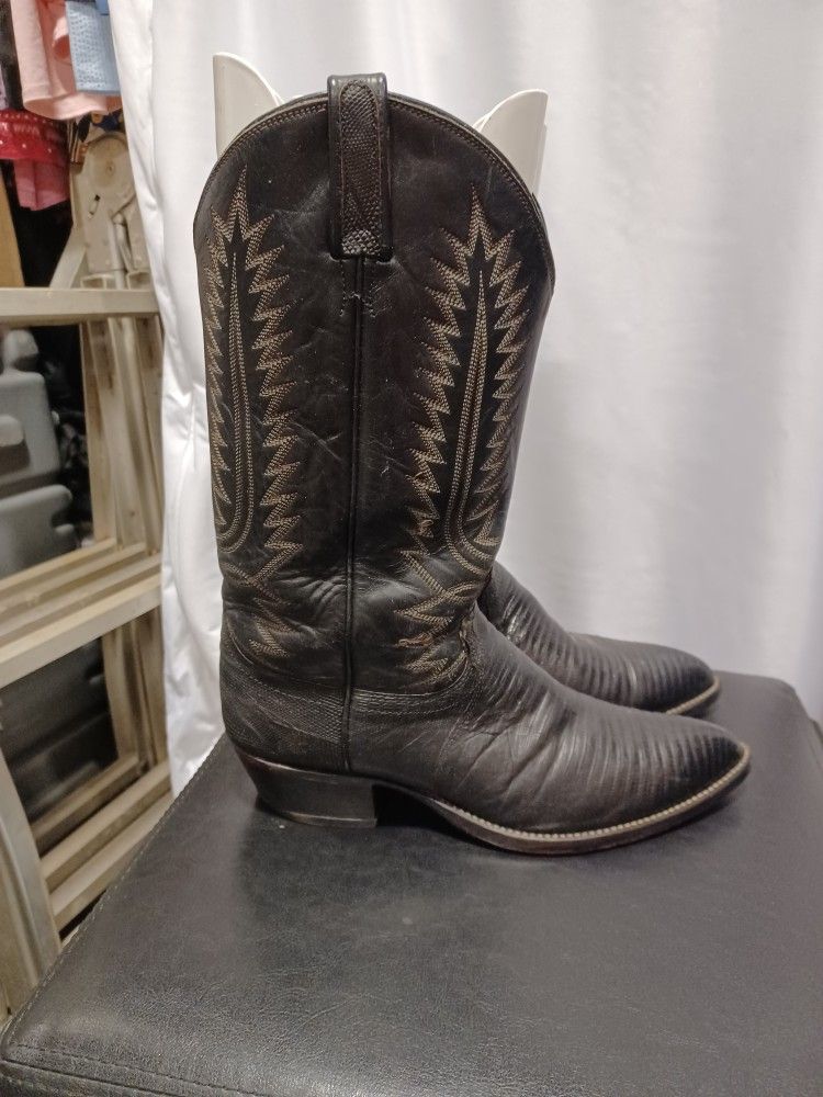 MENS DAN POST SNAKE SKIN COWBOY BOOTS