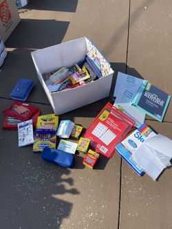 Various School Supplies Art Stuff