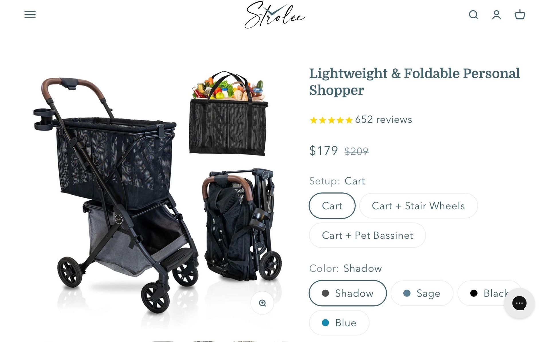 Strolee Personal Folding Stroller