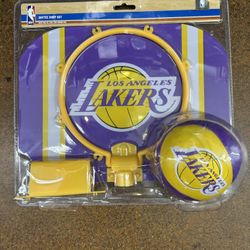 LA Lakers Softee Basketball Hoop Set 