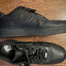 Size 15 Nike Air Force 1s (Black)