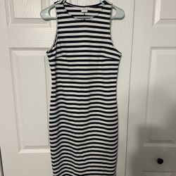 Black And White Striped Dress