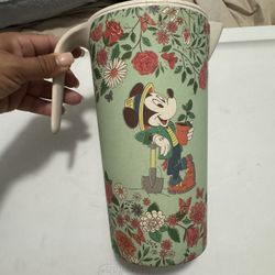 Disney World Flower and Garden Mickey Mouse Pitcher New