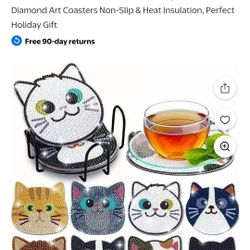Diamond Coaster Craft ~Cat Style