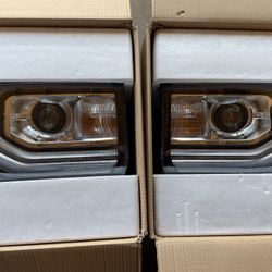 2016-2018 Gmc Sierra Headlights 