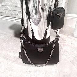 Ladies black Crossbody
