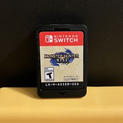 Monster Hunter Rise for Nintendo Switch video game console system lite OLED Hunters Monsters