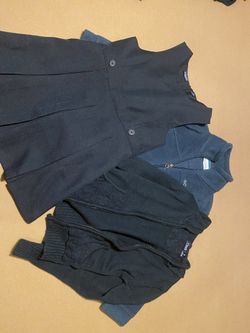 Uniform sweatshirts and dress