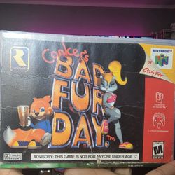 Conkers Bad Fur Day N64