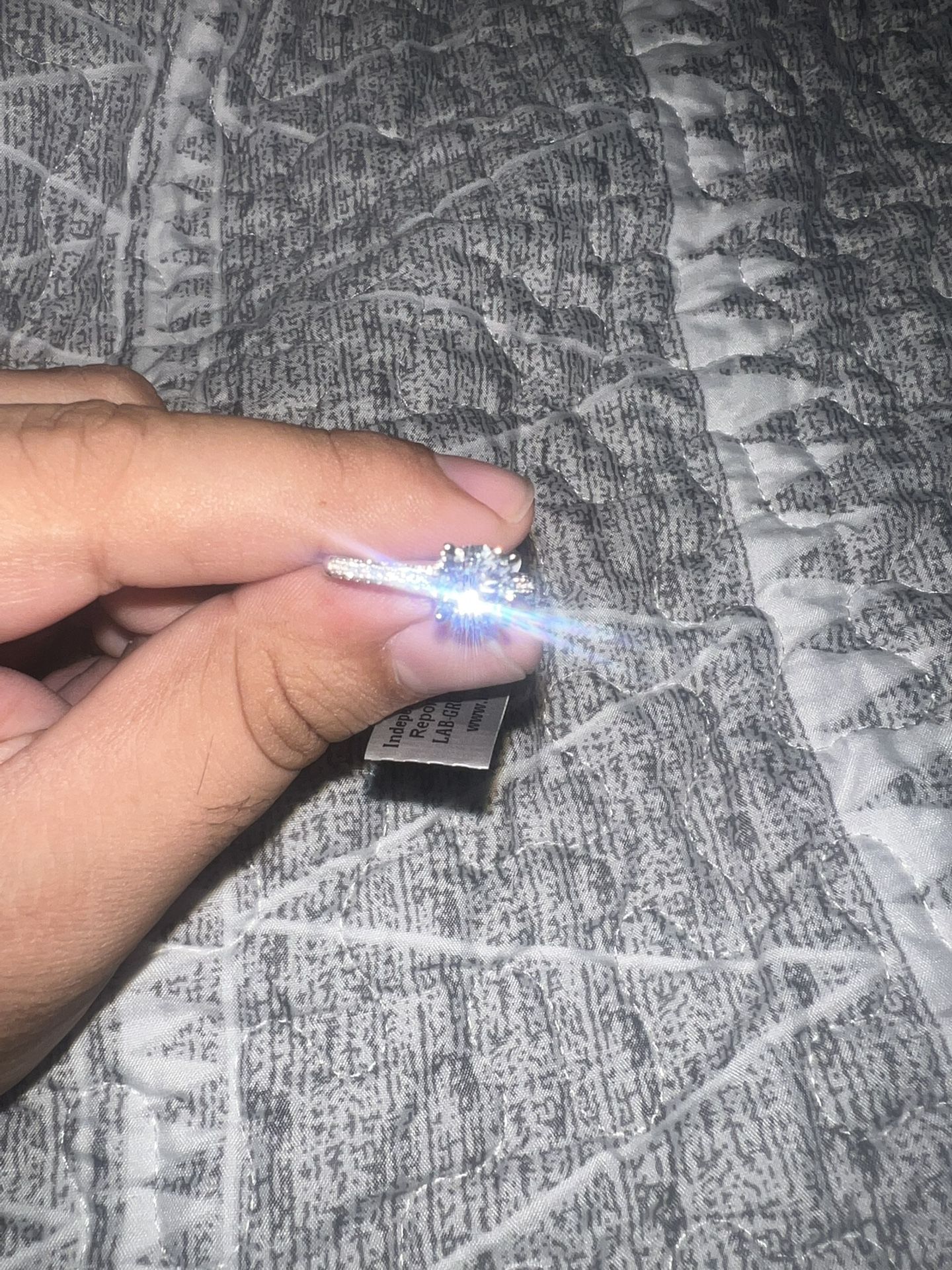 2 CT LG Diamond engagement ring