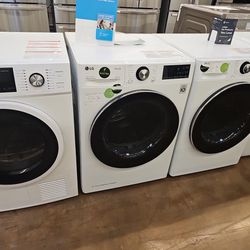 Compact Electric Dryer LG Ventless 24 Inch Wide 