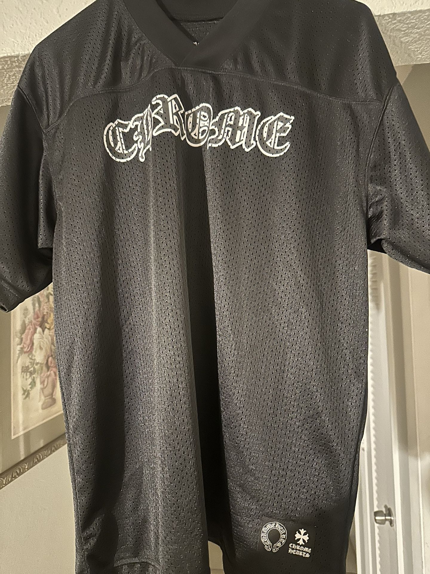 Chrome Heart Black Mesh Jersey