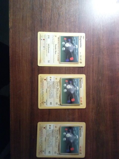 7 Magnemite Pokemon Cards