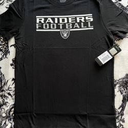 Raiders Football boys tee shirt, size M