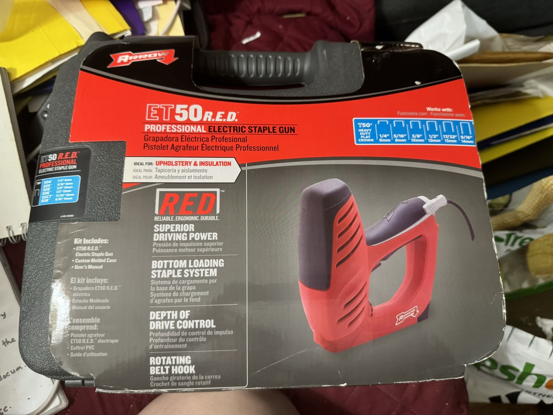 Arrow ET 50 R.E.D. Professional Electric Staple Gun