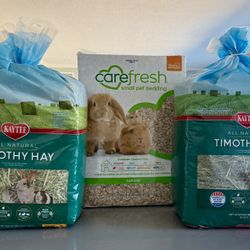 Timothy Hay & Pet Bedding For Guinea Pigs Or Rabbits