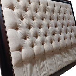 ZGallerie'sRafaelQueen Oyster.Complete BEDFRAME + Mattress  $1615retail , Excellent Condition QueenBed 