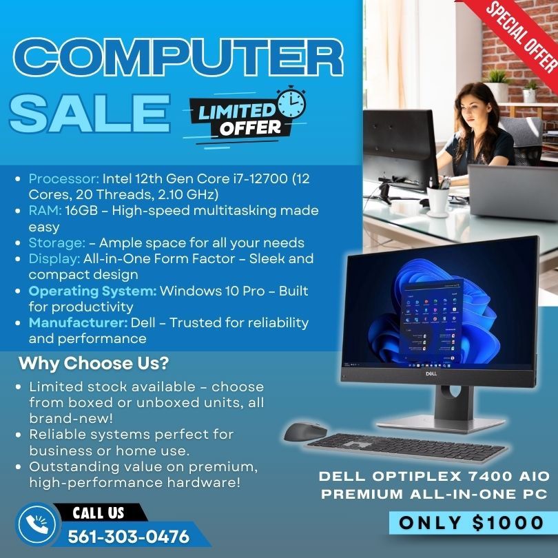 Dell AIO Optiplex 7400