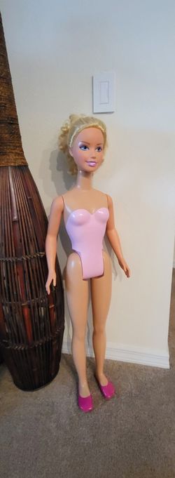 My Size Barbie Life Size Ballerina Doll Mattel 1992 Vintage 38"

