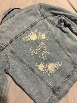 Flower girl, jean jackets