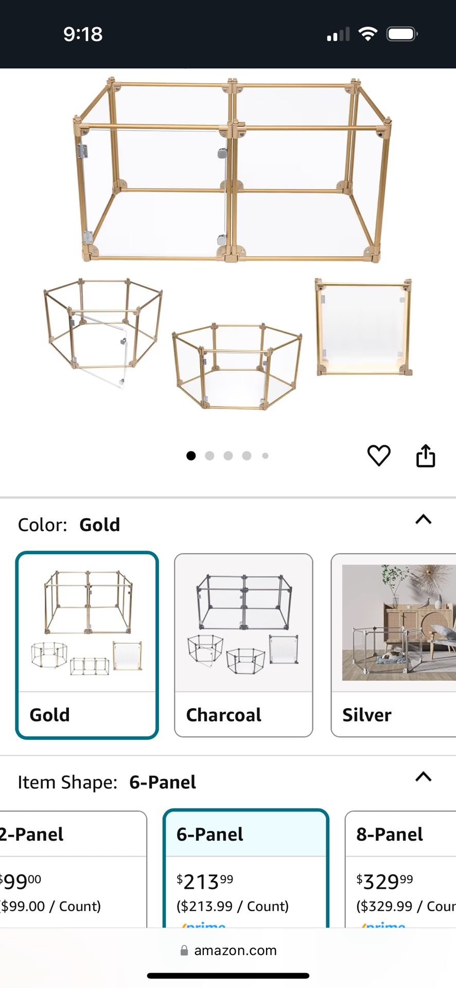 Foldable Dog Play Pen