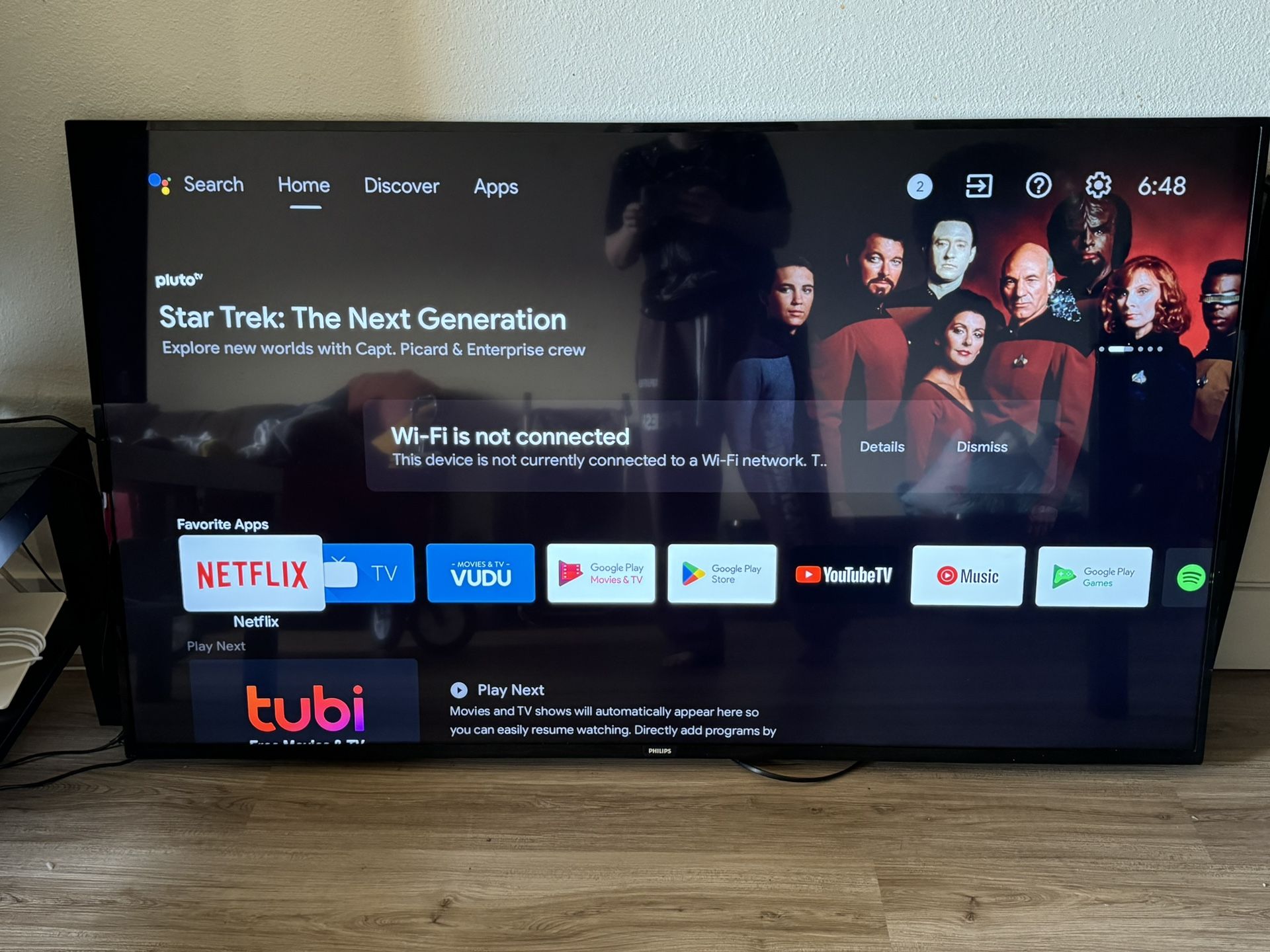 65” Phillips 4k Smart TV NEED GONE ASAP