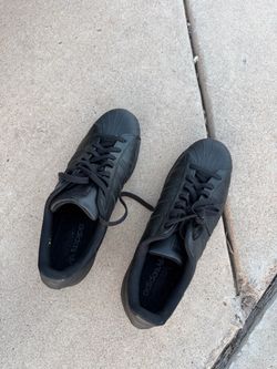 Adidas Superstar All-Black Low-Top Sneakers