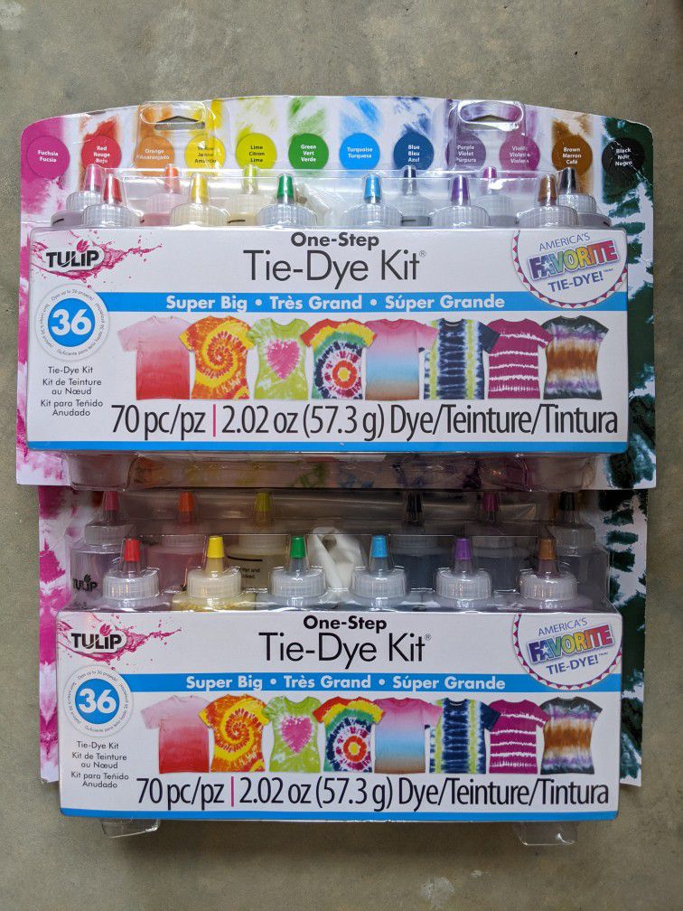 2 Tulip One-step Tye-dye Kits