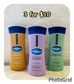 (3) Vaseline Lotions 10 fl Oz each. 3 for $10‼️