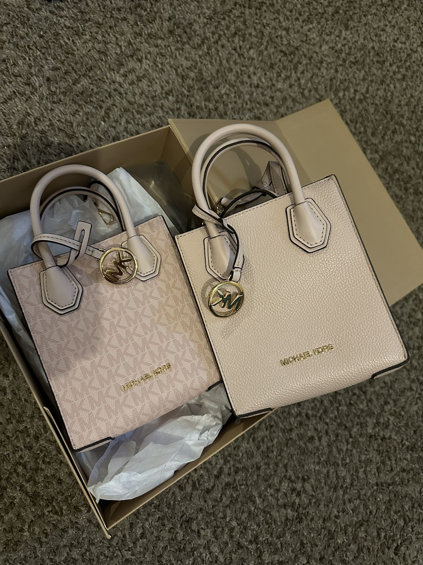 Two Michael Kors Mini Purses