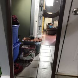 Antique Buffet Mirror
