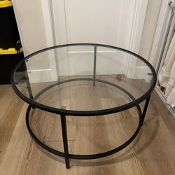 Round Glass Coffee Table