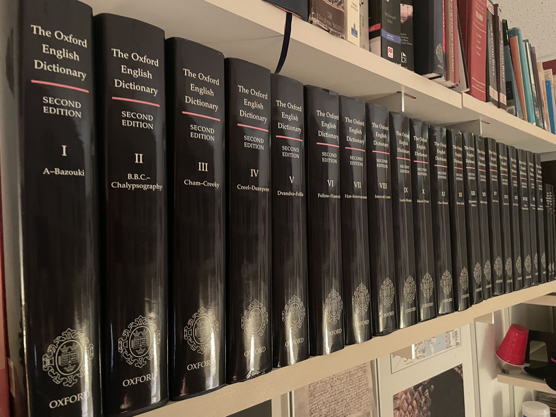 Complete Oxford English Dictionary (20 Volumes), 2nd Edition (1989)