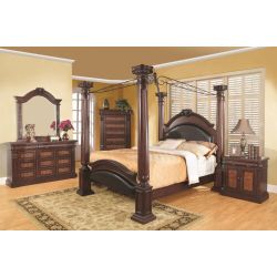 Grand 4 Piece Canopy Bedroom Set -Queen or King (NO CREDIT CHECK FINANCING AVAILABLE)