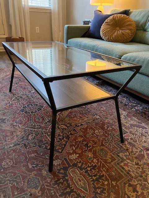 Mixed Material Coffee Table 