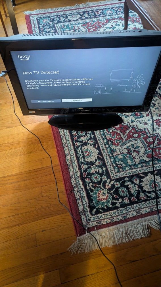 FREE Sharp 30" TV (No Remote)