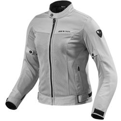Silver REVIT Eclipse Women’s Motorcycle Jacket size M