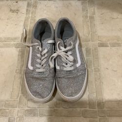 Grey Sparkle Van Size 6