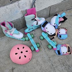 FIT GIRL 3 INTIL 6 YEARS OLD ADJUSTABLE, 2 SET WHEELS REMOVABLE, SKATE IF SOMEONE INTERESTED PLEASE TEXT ME ANY TIME HABLO ESPAÑOL THANKS 