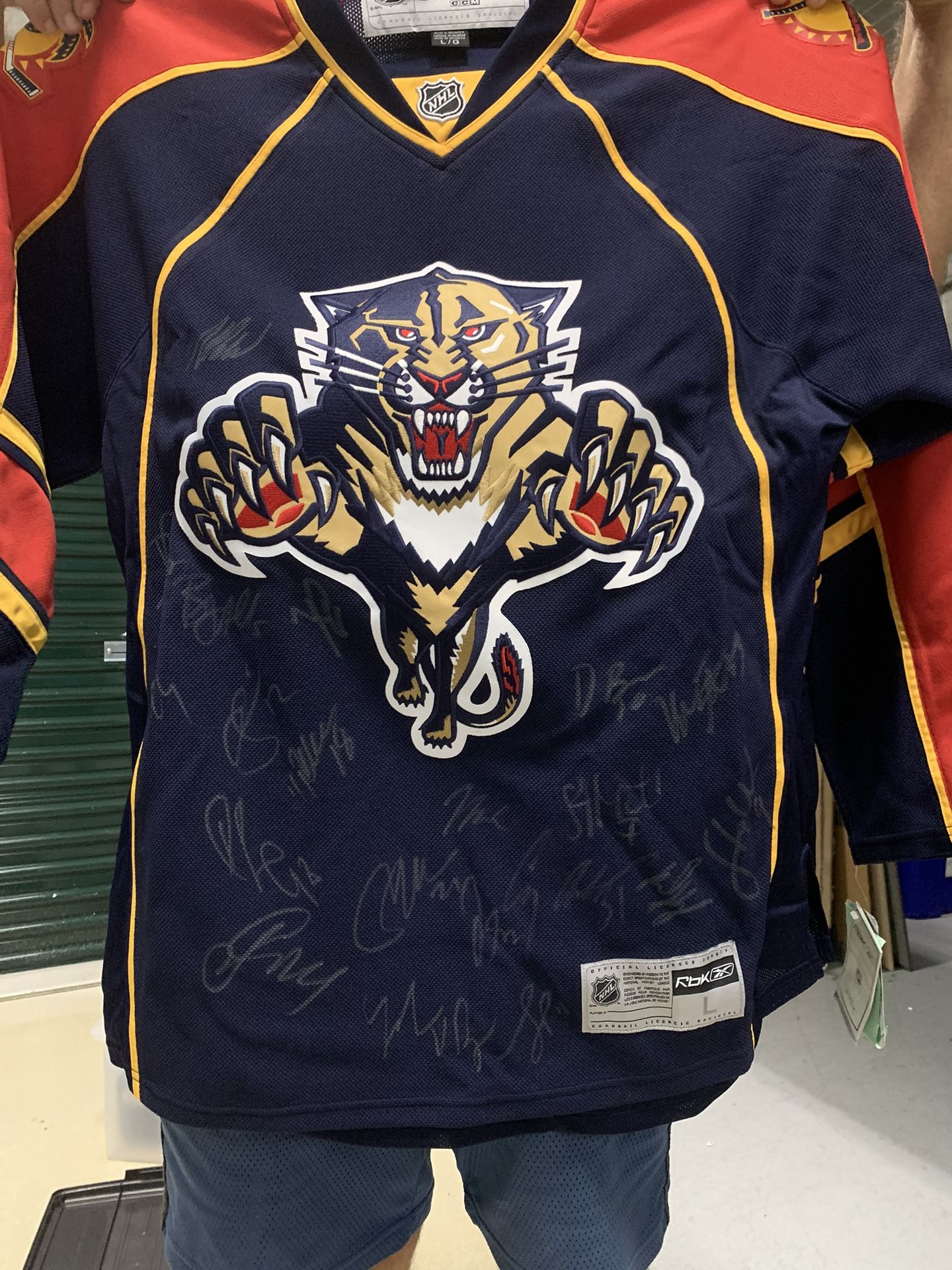 Florida Panthers Signed Jersey 2007 2008