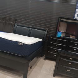 *Weekend Special!!!*---Stunning Emily Black Bedroom Sets---From $549!!!---Delivery And Financing🤠