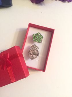 2 NWT Fashion Diamond Studded Rings