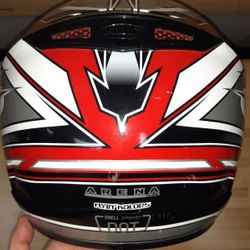 HJC CL X5 helmet Sz Medium youth Motocross ATV dirt bike full face Snell approved DOT flyin' kolors arena

Condition used
Minor scratching apparent on