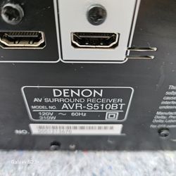 DENON AVR SURROUND RECIEVER 