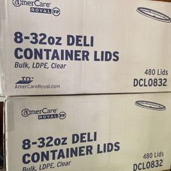 8-32 Oz Deli Container Lids. 480 Ct