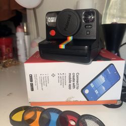 Polaroid Now + Instant Camera & Lens Filter Kit 