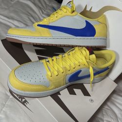 Travis Scott Yellow Canary Jordan 1 Retro Low OG SP 11.5WM