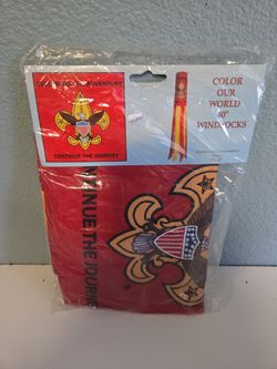 BSA Cub  boy Eagle Scouts Windsock