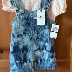 Seven For All Mankind -2T Overall Skirt 